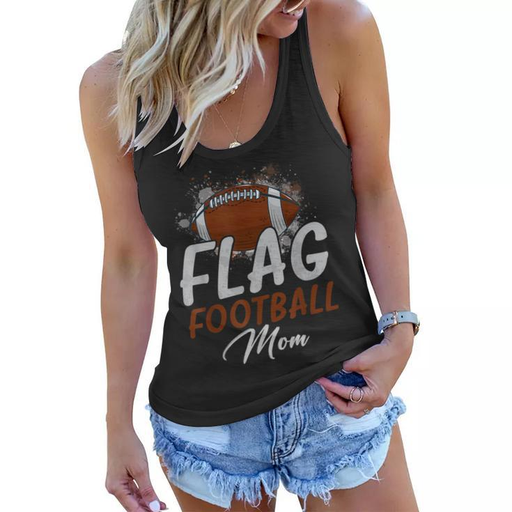 Flag Football Mom  Proud Mom Of Ballers Fathers Day  Women Flowy Tank