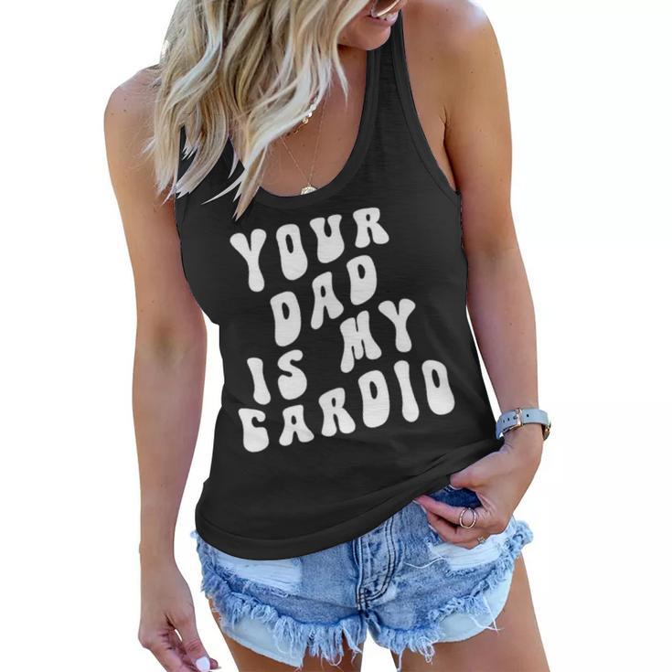 Funny Adult Offensive Humor Gift For Women Wives For Gym  Women Flowy Tank