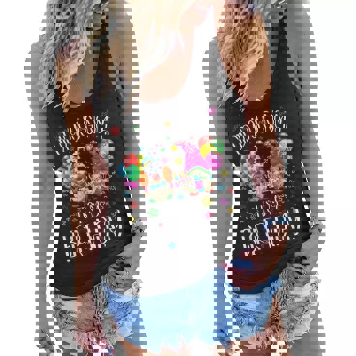 Funny Birthday Gnomes Women Did You Gnome ItS My Birthday  Women Flowy Tank