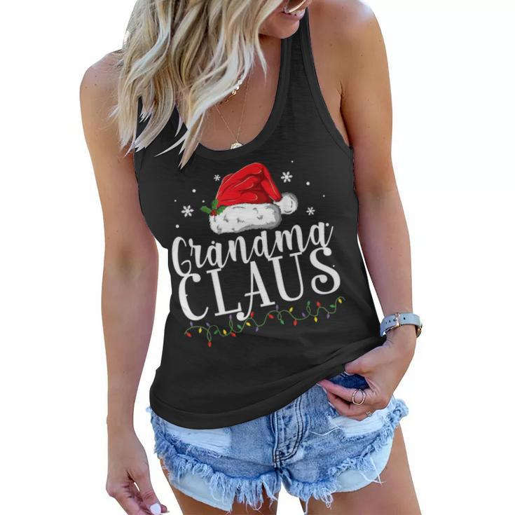 Funny Grandma Claus Christmas Pajamas Santa Gift Women Flowy Tank