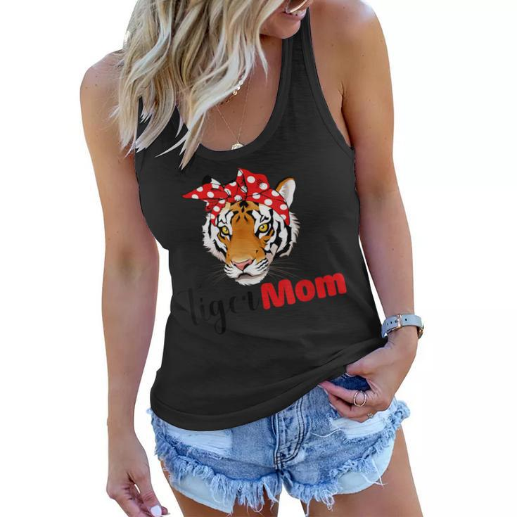 Funny Tiger Mom Shirt Mothers Day Gift Lovers Girl  Women Flowy Tank