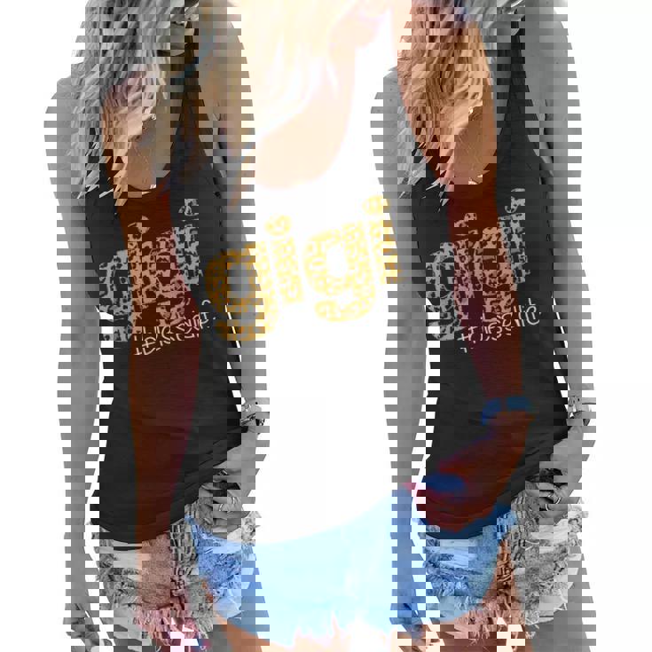 Gigi Blessed Life Leopard Funny Gigi Gift For Mom Women V2 Women Flowy Tank