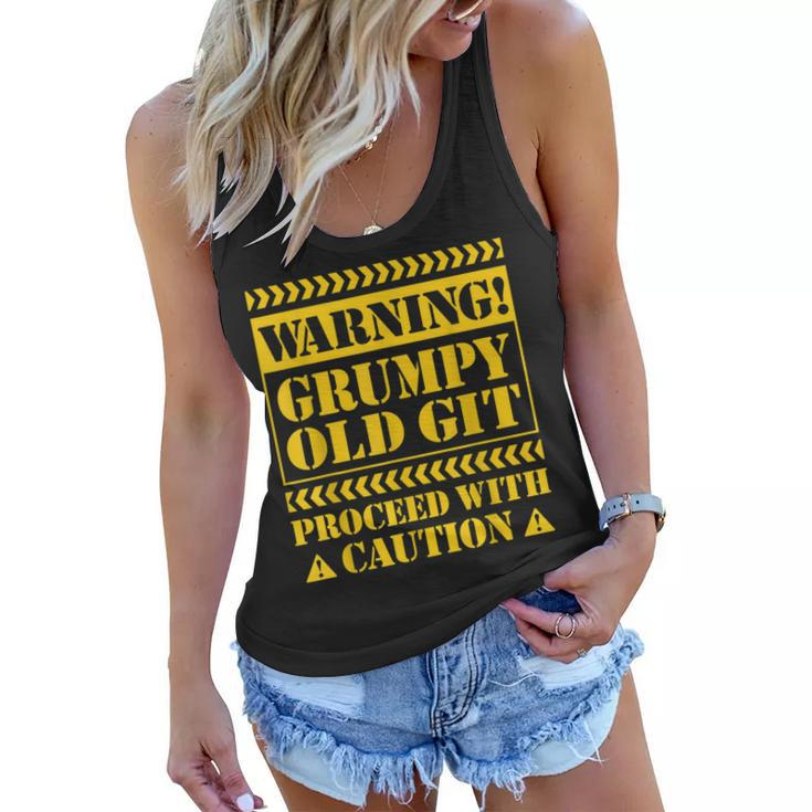 Grumpy Old Git T  For Men Funny Sarcastic Fathers Day  Gift For Mens Women Flowy Tank