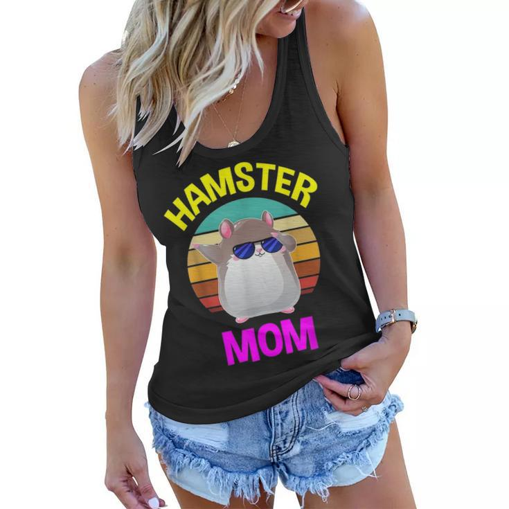 Hamster Mom Costume Lovers Gifts Women Kids V2 Women Flowy Tank