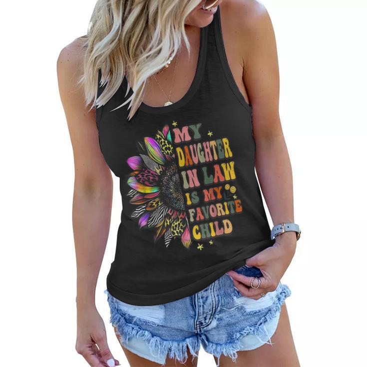 My Daughter In Law Is My Favorite Child  Family Humor  Women Flowy Tank