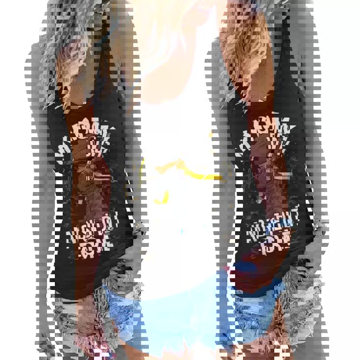 My Mommy Did It Graduation Mother Son Proud Daughter Mommy  Women Flowy Tank