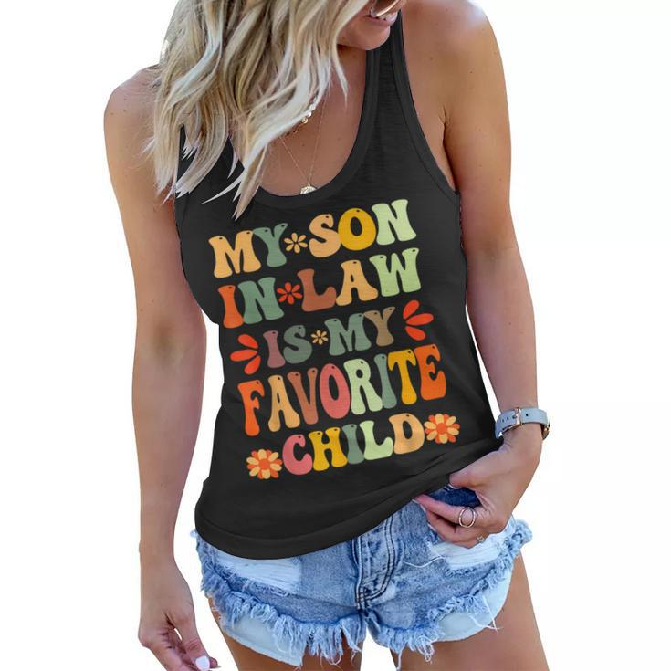 My Son In Law Is My Favorite Child Mother-In-Law Mothers Day  Women Flowy Tank