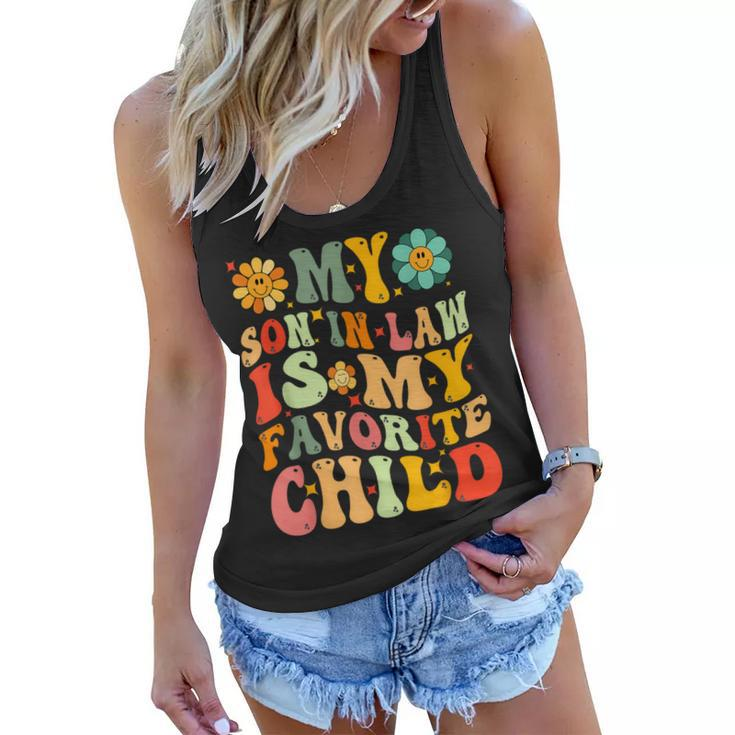 My Son-In-Law Is My Favorite Child Mothers Fathers Day  Women Flowy Tank