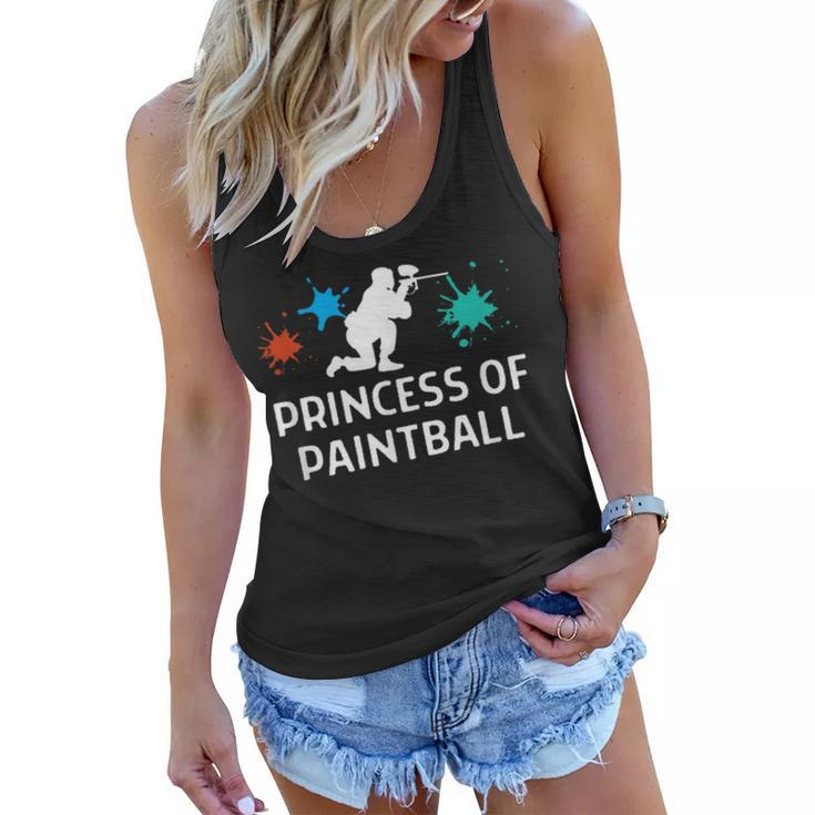 Princess Of Paintball Outfit Women Men  Women Flowy Tank
