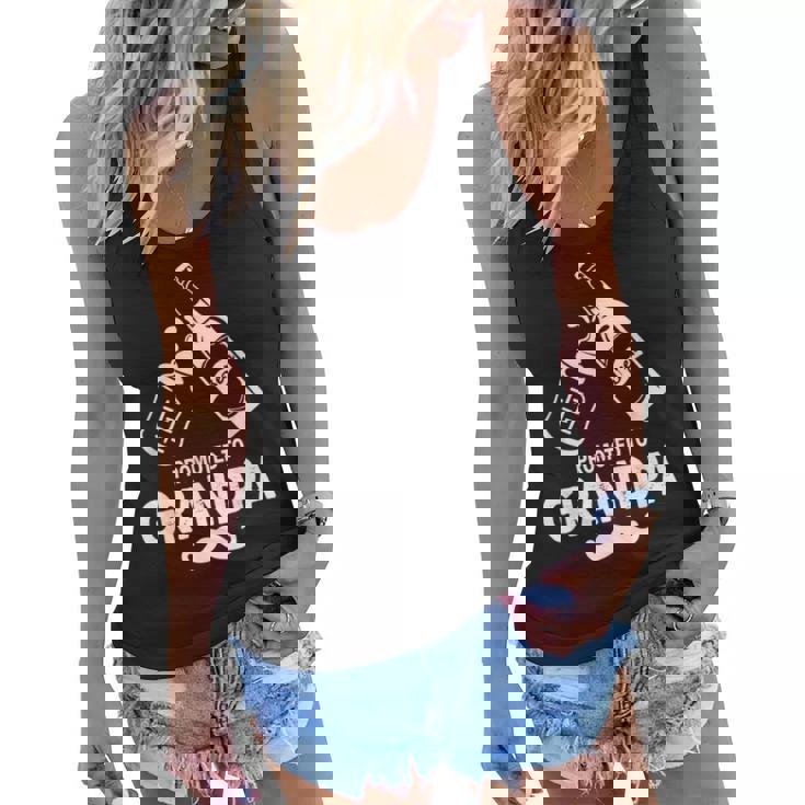 Promoted To Grandpa Beer Milk Bottle Cute Women Flowy Tank