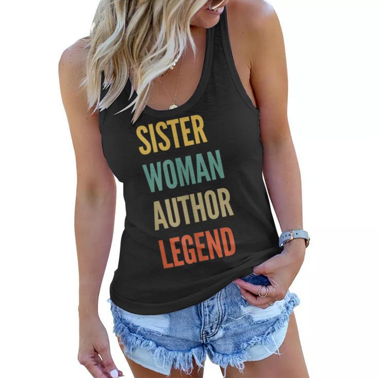 Sister Woman Author Legend Women Flowy Tank