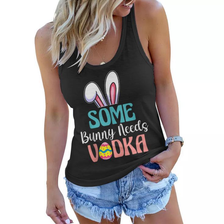 Some Bunny Needs Vodka Funny Easter Drinking Glasses Men   Women Flowy Tank