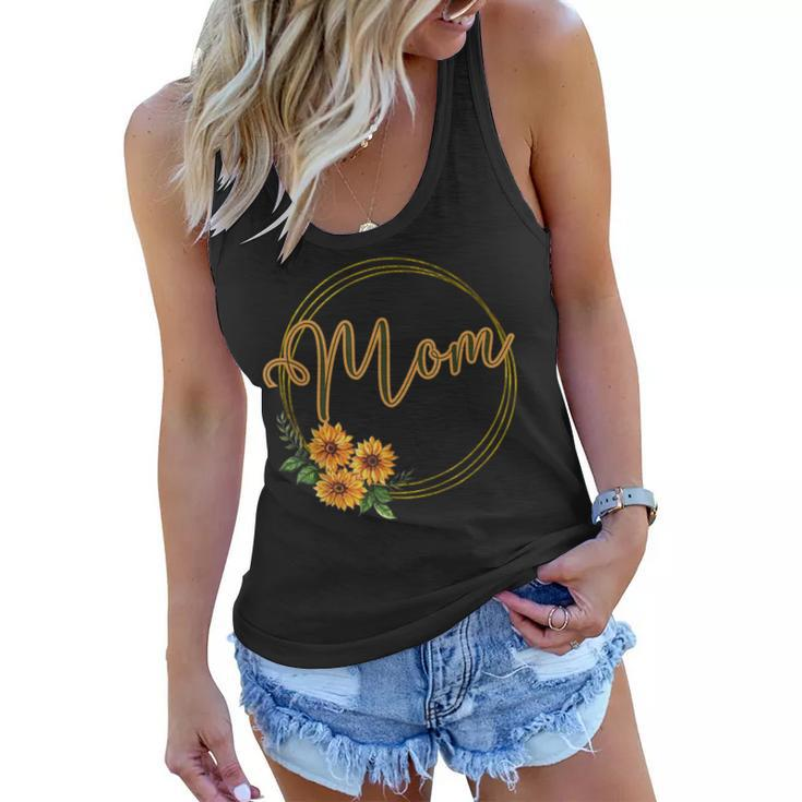 Sunflower Graphic Mothers Day Design For Mom  Women Flowy Tank