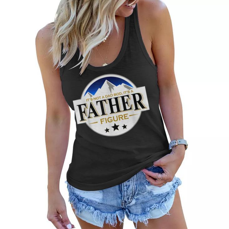 Ts Not A Da Bod Its A Father Figure Mountain & Beer Funny  Women Flowy Tank
