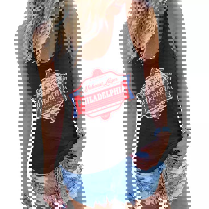 Vintage Philadelphia Beer Label  - Philly Pride  Women Flowy Tank