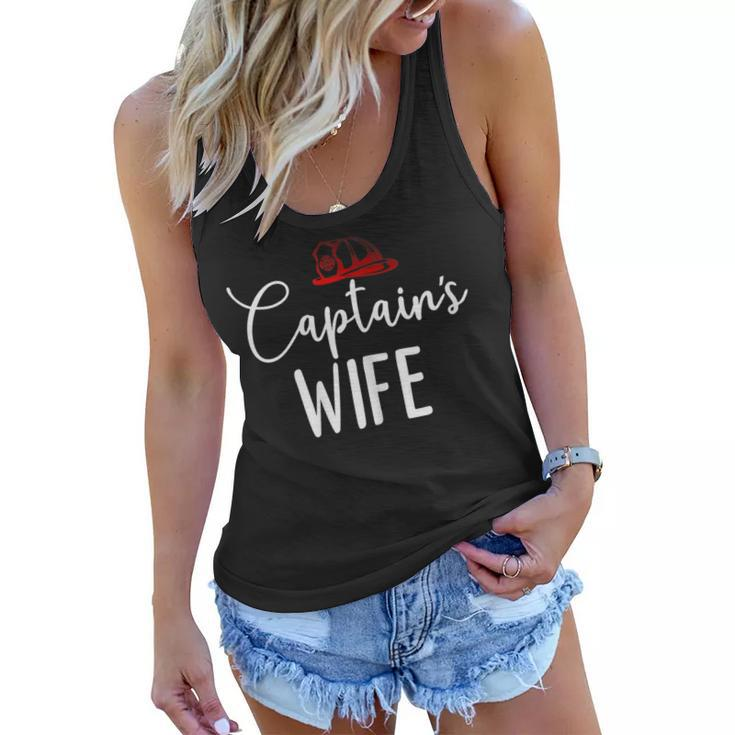 Womens Chiefs Wife Firefighter Gifts For Fire Chief’S Wife  Women Flowy Tank