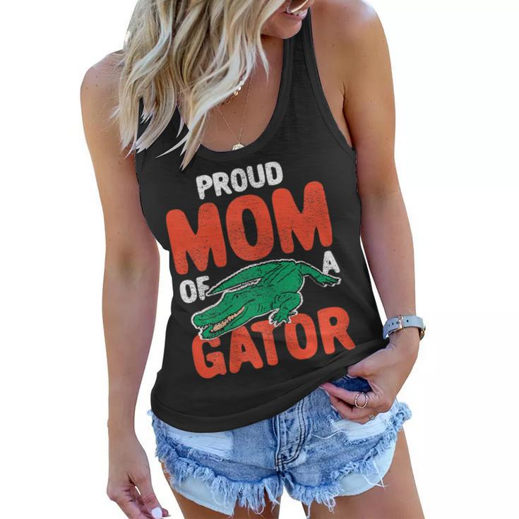 Womens Proud Gator Mom Crocodile Costume Alligator  Women Flowy Tank