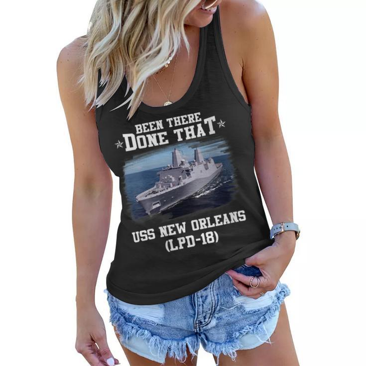 Womens Uss New Orleans Lpd-18 Veterans Day Father Day Gift  Women Flowy Tank
