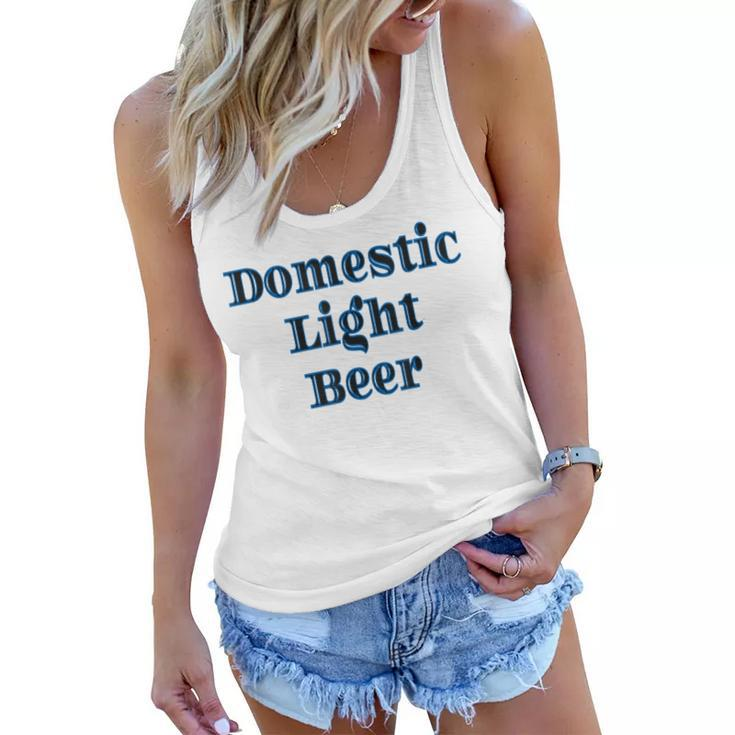 Domestic Light Beer  Women Flowy Tank