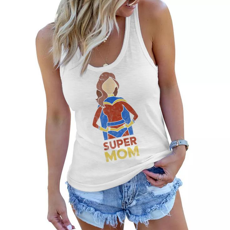 Super Mom  Women Mothers Day Gift From Son Mommy Mama Women Flowy Tank
