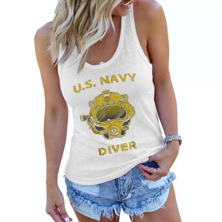 Us Navy Diver Women Flowy Tank