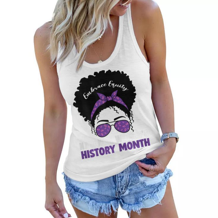Womens National Womens History Month 2023 Embrace Equity For Women  Women Flowy Tank