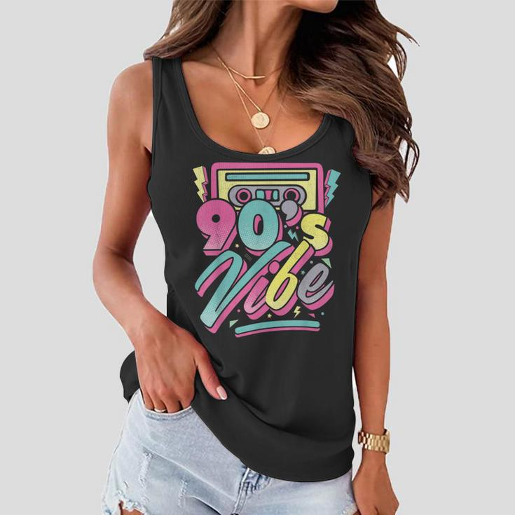 90S Vibe Vintage Retro Costume Party Nineties Mens Womens Women Flowy Tank