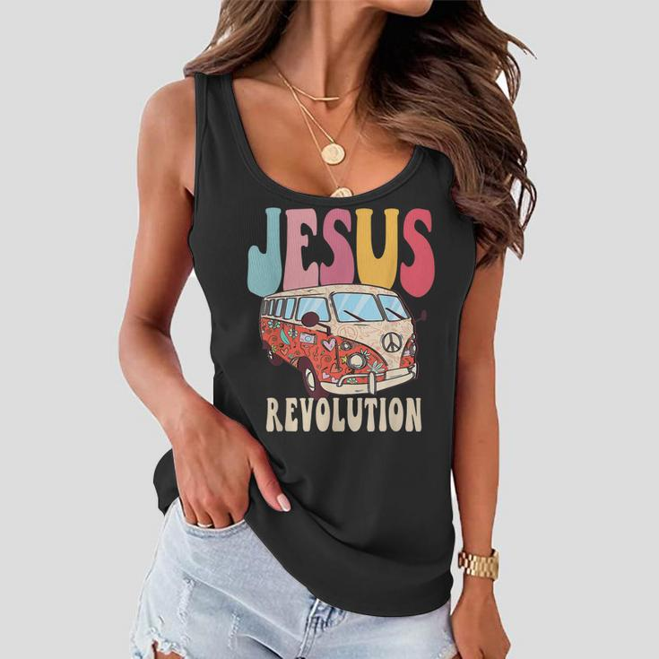 Boho Jesus Revolution Christian Faith Based Jesus Costume Women Flowy Tank