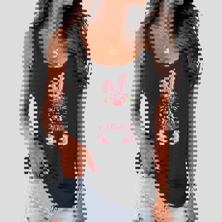 Cute Bunny Mothers Day Im The Nene Bunny Easter Women Flowy Tank