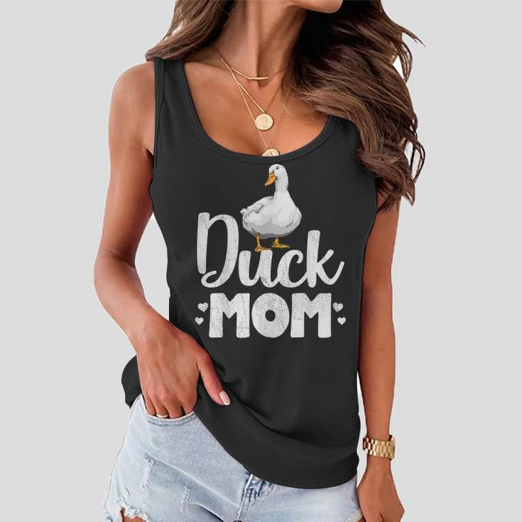 Duck Mom Funny Water Duckling Gifts Women Flowy Tank