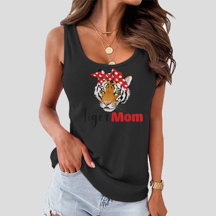 Funny Tiger Mom Shirt Mothers Day Gift Lovers Girl Women Flowy Tank