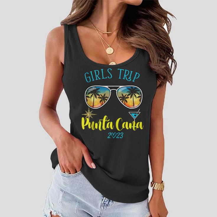 Girls Trip Punta Cana 2023 Womens Weekend Vacation Birthday V2 Women Flowy Tank