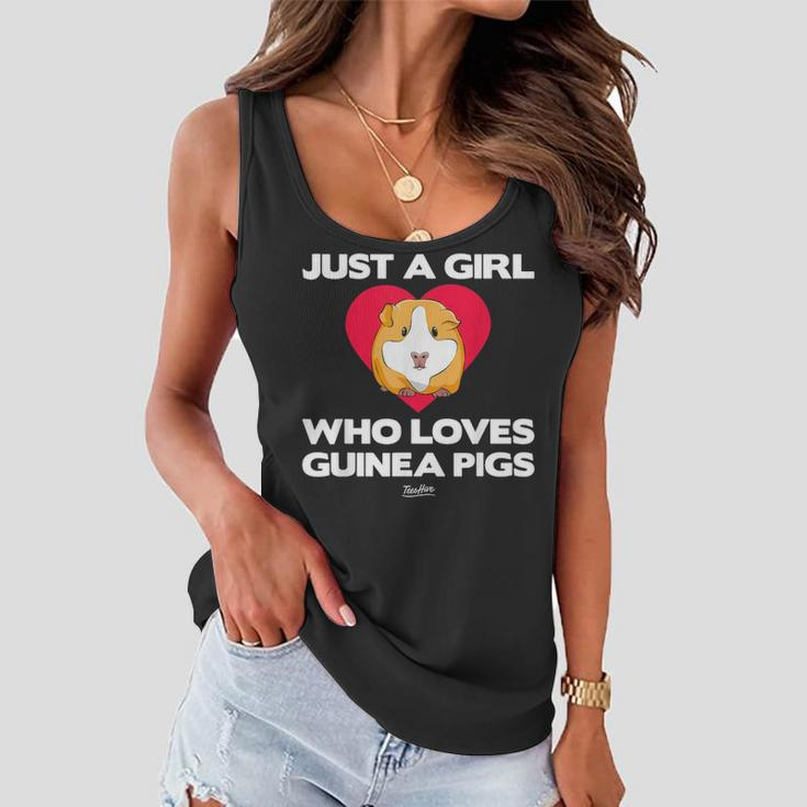 Just A Girl Who Loves Guinea PigMom Guinea Pig Lover Women Flowy Tank