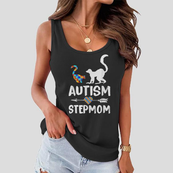 Lemurs Autism Step Mom Love Autism Awareness Women Flowy Tank