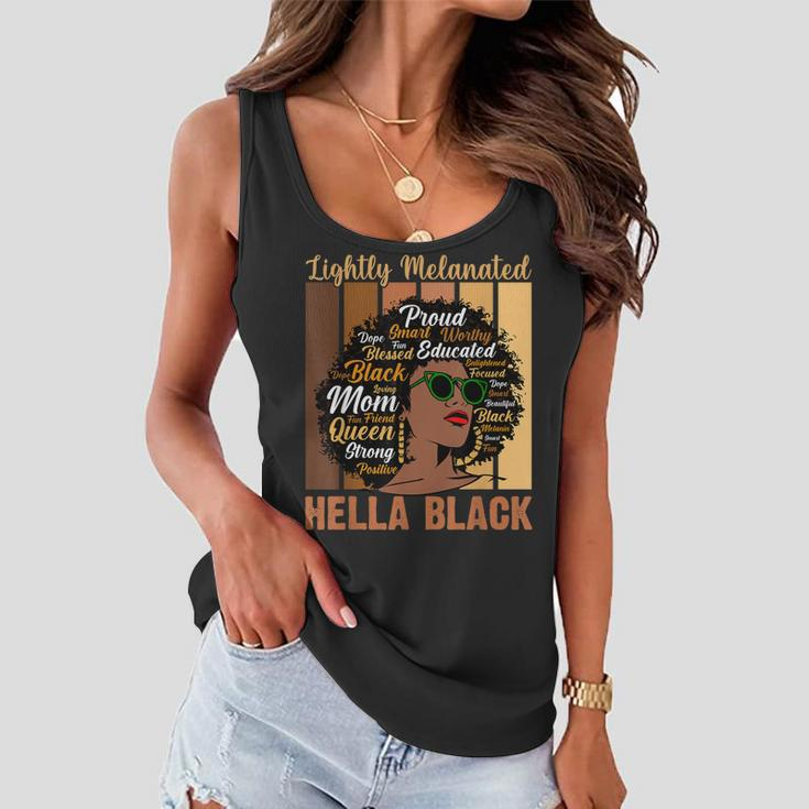 Lightly Melanated Black Hella Queen Melanin African Women Women Flowy Tank