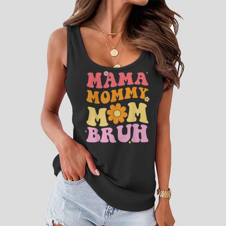 Ma Mama Mom Bruh Leopard Funny Mothers Day Women Mom Women Flowy Tank
