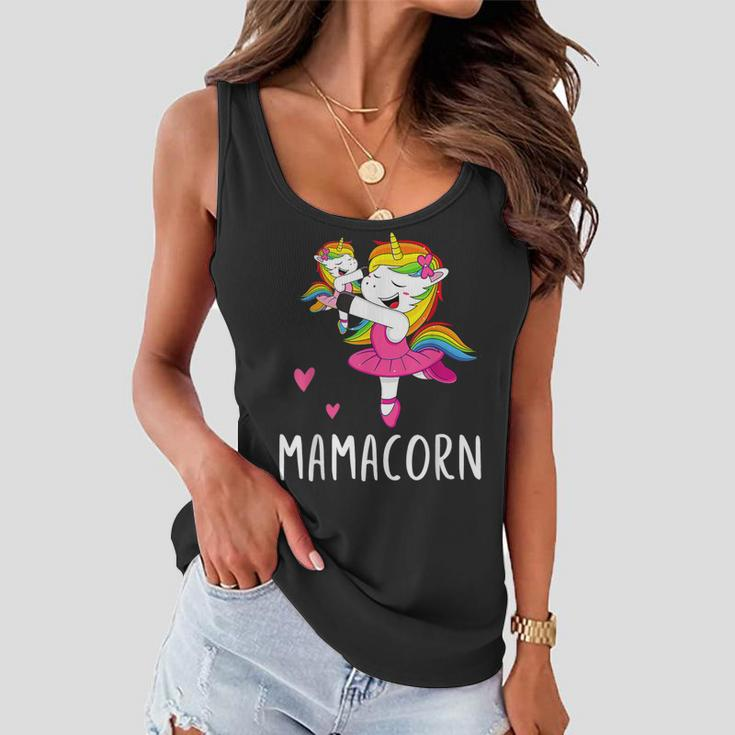 Mamacorn Unicorn Mama Ballerina Mothers Day Women Flowy Tank