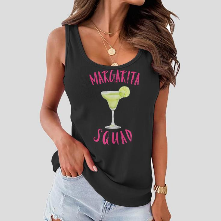 Margarita Squad Girls Tequila Cocktail Party Cinco De Mayo Women Flowy Tank