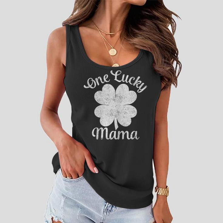 One Lucky Mama Shirt St Patricks Day Shirt For Women Moms Women Flowy Tank