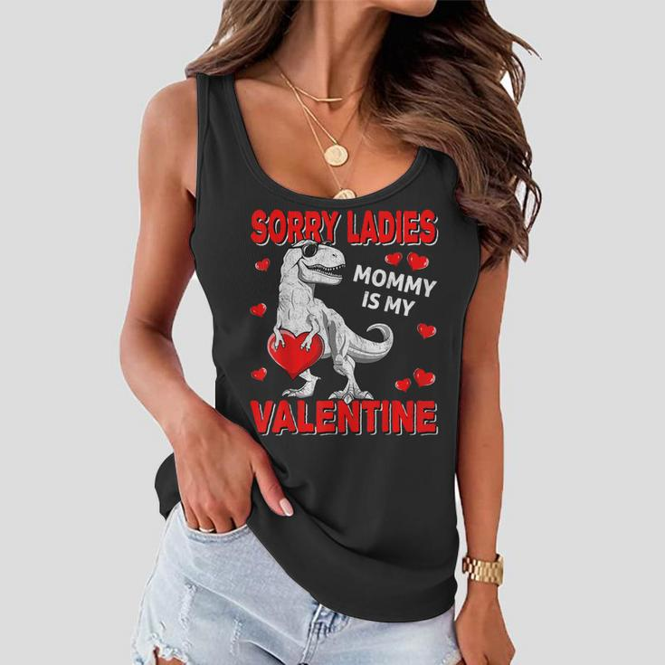 Sorry Ladies Mommy Is My Valentine Day For Boys Funny V3 Women Flowy Tank