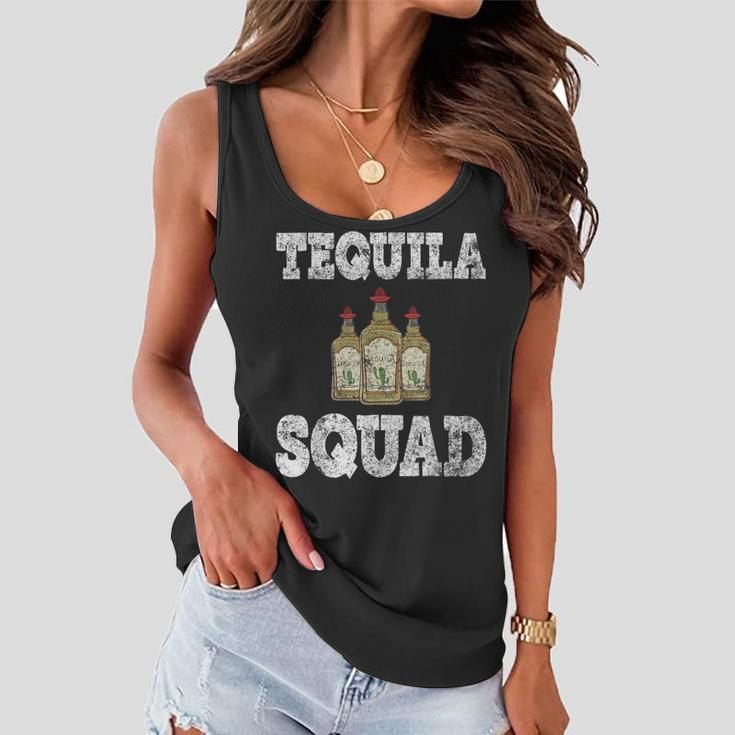 Tequila Squad Cinco De Mayo Party Gift Women Flowy Tank