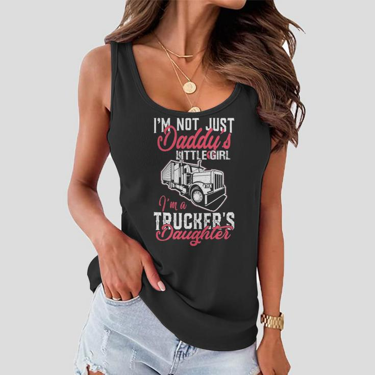 Trucker S For Kids - Truckers Daughter Girl Gift Women Flowy Tank