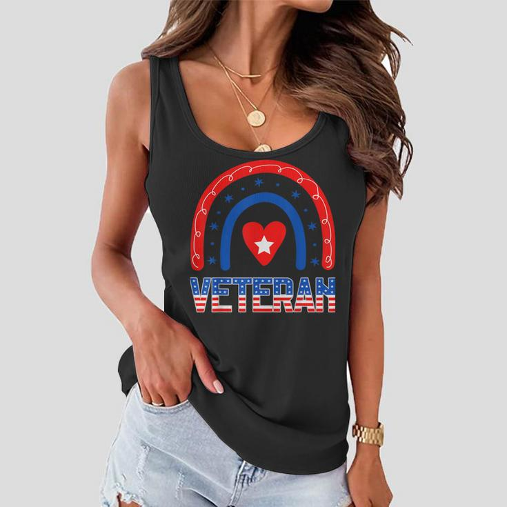 Veterans Day Veteran Appreciation Respect Honor Mom Dad Vets V7 Women Flowy Tank