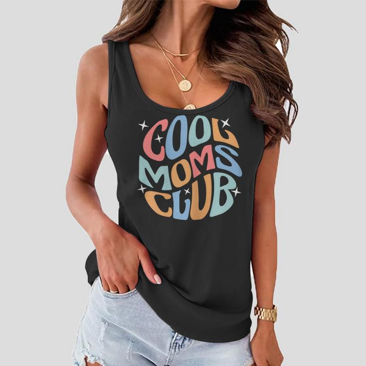 Womens Cool Mom Club | Funny Gift Novelty Mothers Day Women Flowy Tank