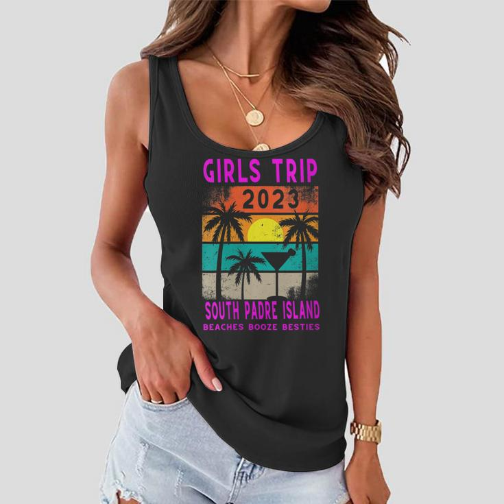 Womens South Padre Island Girls Trip 2023 Students Vacation Party Women Flowy Tank
