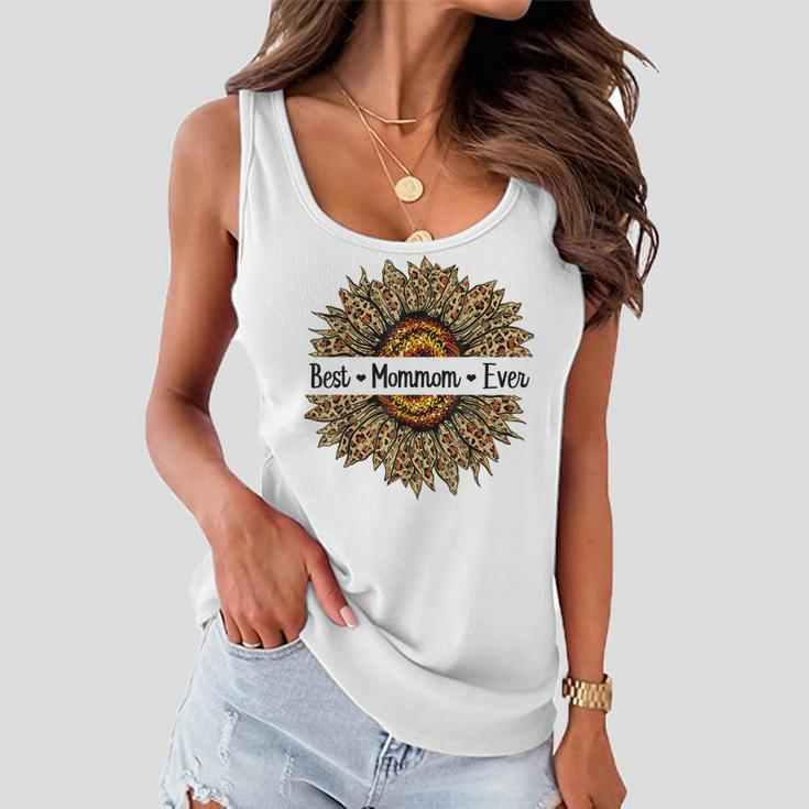 Best Mommom Ever Sunflower Mommom Mothers Day Gifts Women Flowy Tank