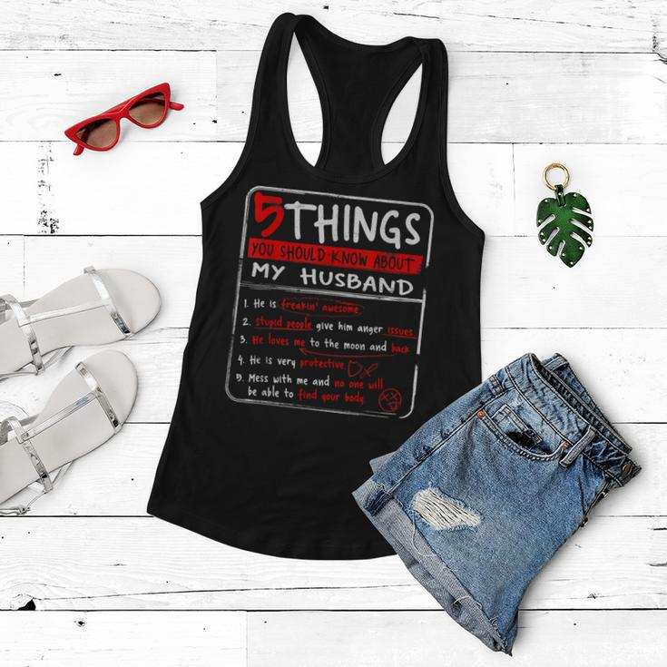 5 Things You Should Know About My Husband Wife Gift Women Flowy Tank