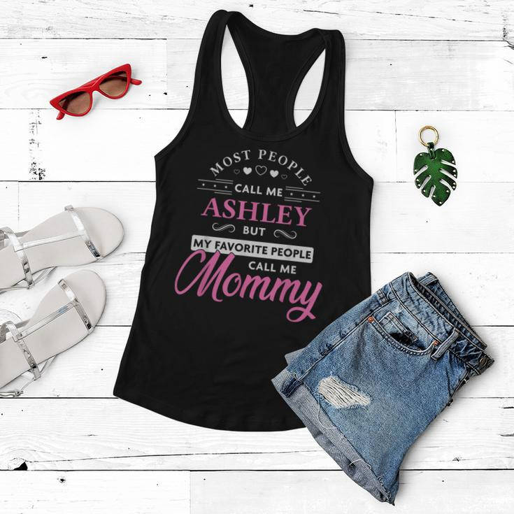 Ashley Name Mommy - Personalized Mothers Day Gift Women Flowy Tank
