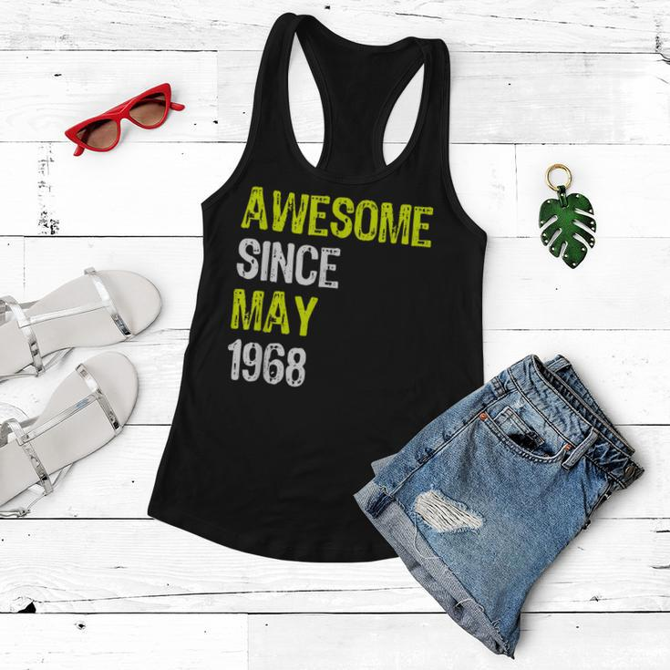 Awesome Since May 1968 50Th Birthday 50 Years Old Women Flowy Tank