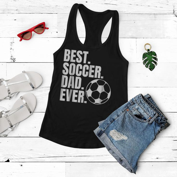 Best Soccer Dad EverFor Fathers Day From Kids Wife Gift For Mens Women Flowy Tank